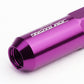 Universal Aluminum Lug Nuts M12x1.5 Purple Extended Spike 20pc Kit