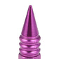 M12 x 1.5 Purple Aluminum Lug Nuts 20pc Set with Spikes