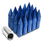 M12 x 1.5 60mm/90mm Spike Lug Nuts 20pc Set Aluminum