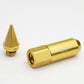 M12 x 1.5 Aluminum Lug Nuts 400 Style w/ Removable Spike 20pc Gold