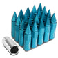 M12 x 1.5 60MM/90MM 400 Style Spike Lug Nuts 20PC Set Aluminum