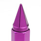 M12 x 1.5 Purple Aluminum Lug Nuts w/ Removable Spike 20pc Set