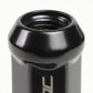M14 x 1.5 Spike Lug Nuts 23mm OD 112mm Tall Black Steel 24 Pack