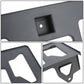 2013-2015 Acura RDX Front License Plate Mounting Bracket - Black