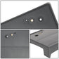 04-10 BMW 5-Series Front License Plate Mounting Bracket - Black