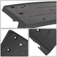 2013-2015 BMW X1 Front License Plate Mounting Bracket - Black