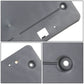 2018-2021 BMW X3 License Plate Mounting Bracket Front Black