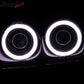 1997-2004 Chevy Corvette C5 2X 6000K Headlight Dual LED Halo Rim
