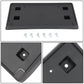 14-20 Dodge Durango Front License Plate Mounting Bracket - Black