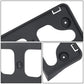 13-19 Ford Taurus Front License Plate Mounting Bracket - Black