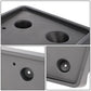 07-14 Cadillac Escalade License Plate Mounting Bracket Front Black