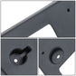 16-18 Cadillac CT6 Front License Plate Mounting Bracket - Black