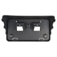License Plate Mounting Bracket - Front - Black