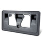 09-14 Honda Fit Front License Plate Mounting Bracket - Black