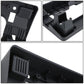 06-08 Honda Civic Front License Plate Mounting Bracket - Black