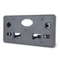2019-2021 Honda HR-V Front License Plate Mounting Bracket - Black