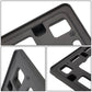 2019-2021 Honda Pilot Front License Plate Mounting Bracket - Black