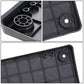 2015-2016 Kia Rio Front License Plate Mounting Bracket - Black