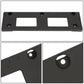 17-21 Kia Sportage License Plate Mounting Bracket - Front Black