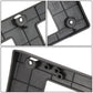 17-21 Kia Sportage License Plate Mounting Bracket - Front Black