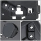 2010 Mazda 3 I Model Front License Plate Mounting Bracket - Black