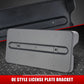 13-18 Mercedes G63 AMG Front License Plate Mounting Bracket - Black