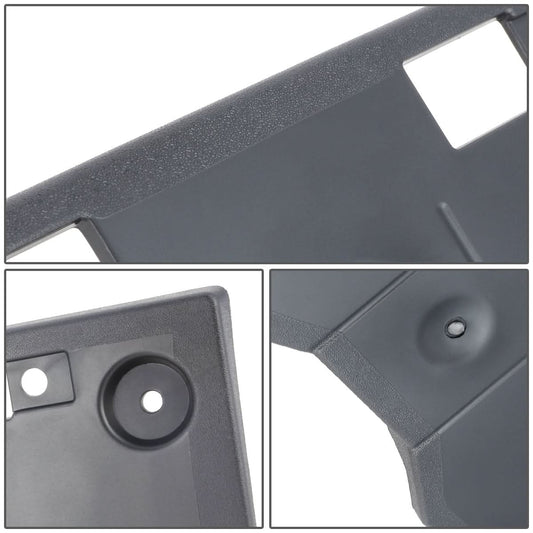 13-15 Nissan Sentra Front License Plate Mounting Bracket - Black