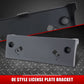 10-13 Nissan Altima Coupe Front License Plate Mounting Bracket - Black