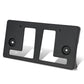 2017-2019 Nissan Titan Front License Plate Mounting Bracket - Black