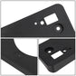 2009-2011 Toyota Yaris Front License Plate Mounting Bracket Black