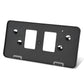 2013-2015 Toyota Avalon Front License Plate Mounting Bracket Black