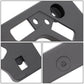 2019-2021 Toyota Prius Front License Plate Mounting Bracket - Black