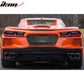 2020-2025 Chevrolet Corvette C8 Gloss Black License Plate Carbon Fiber