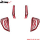 Fits 14-17 Honda FIT JAZZ LEDBar Tail Lights Switchback - Red Clear