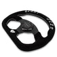 Heartbreak Lightweight Flat Racing Billet 6-Bolt Steering Wheel Black Alcantara Quadro
