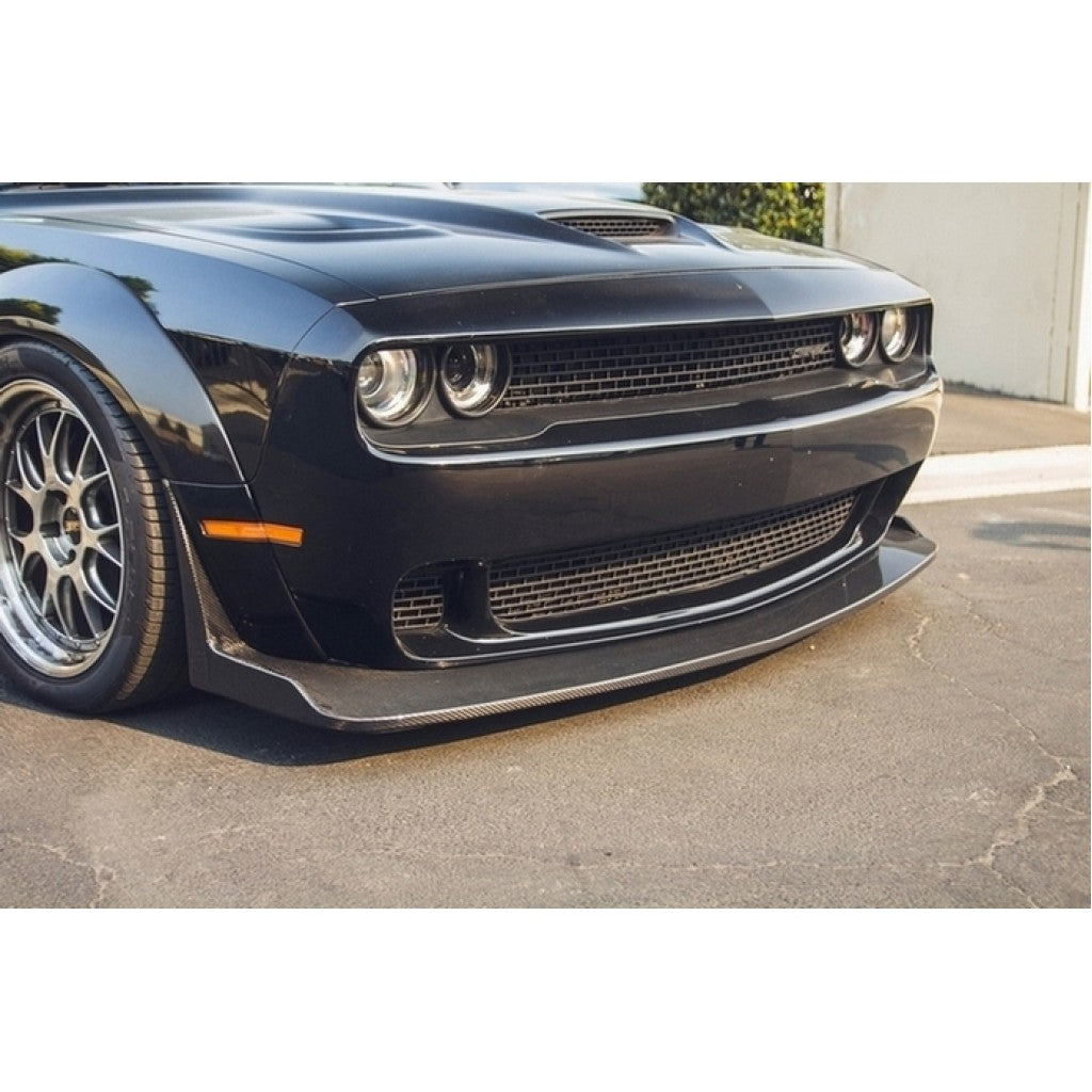 Carbon Fiber Dodge Challenger Hellcat Front Airdam / Lip 2015-2023