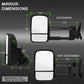 SPYDER xTune Chevy C10 88-98 Manual Extendable - Power Adjust Mirror - SET MIR-CCK88-PW-SET 9936135