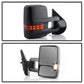 SPYDER xTune Chevy Silverado 07-13 Heated Amber LED Signal Telescoping Mirrors MIR-CSIL07S-G2-PWH-AM-SET 9936692