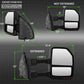 SPYDER xTune 99-07 Ford Super Duty LED Telescoping Manual Mirrors - Smk (Pair) (MIR-FDSD99S-G4-MA-RSM-SET) 9943140