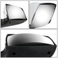 04-18 Volvo VN Hood Mirror Manual Arrow Sequential LED Chrome