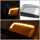 18-21 Volvo VNL Hood Mirror w/ Amber LED Turn Signals - Chrome
