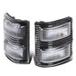 2008-2015 Ford Super Duty Towing Mirror Side Lights - Black/Amber