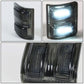 08-15 Ford Super Duty Towing Mirror Side Light Pair Smoke/White LED