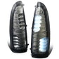 00-07 Ford F-250 F-350 Towing Mirror Side Lights - Smoke White LED