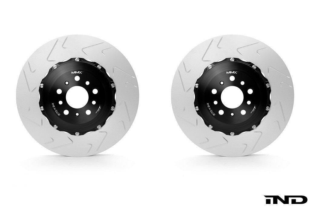 MMX Performance F8X M2 / M3 / M4 2-Piece Floating Rotor Set - Rear 370x24mm