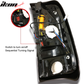 1999-2016 Ford F250-F550 Clear Lens Black Housing LED Tail Lights