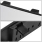 Universal Convex Wide Angle Rear View Mirror 11x3 Black