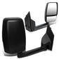 03-18 Chevy Express GMC Savana Manual Side Mirror Pair Black