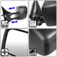 04-13 Nissan Titan Manual Side Mirror - Left Black
