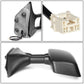 2004-2013 Nissan Titan Powered Heated Side Mirror - Right Black